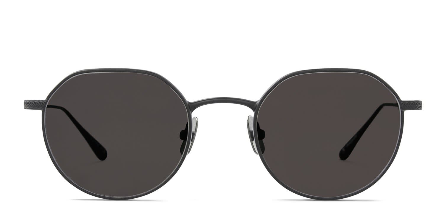Garrett Leight Eureka M Sun Black glasses - Black - Frontal View