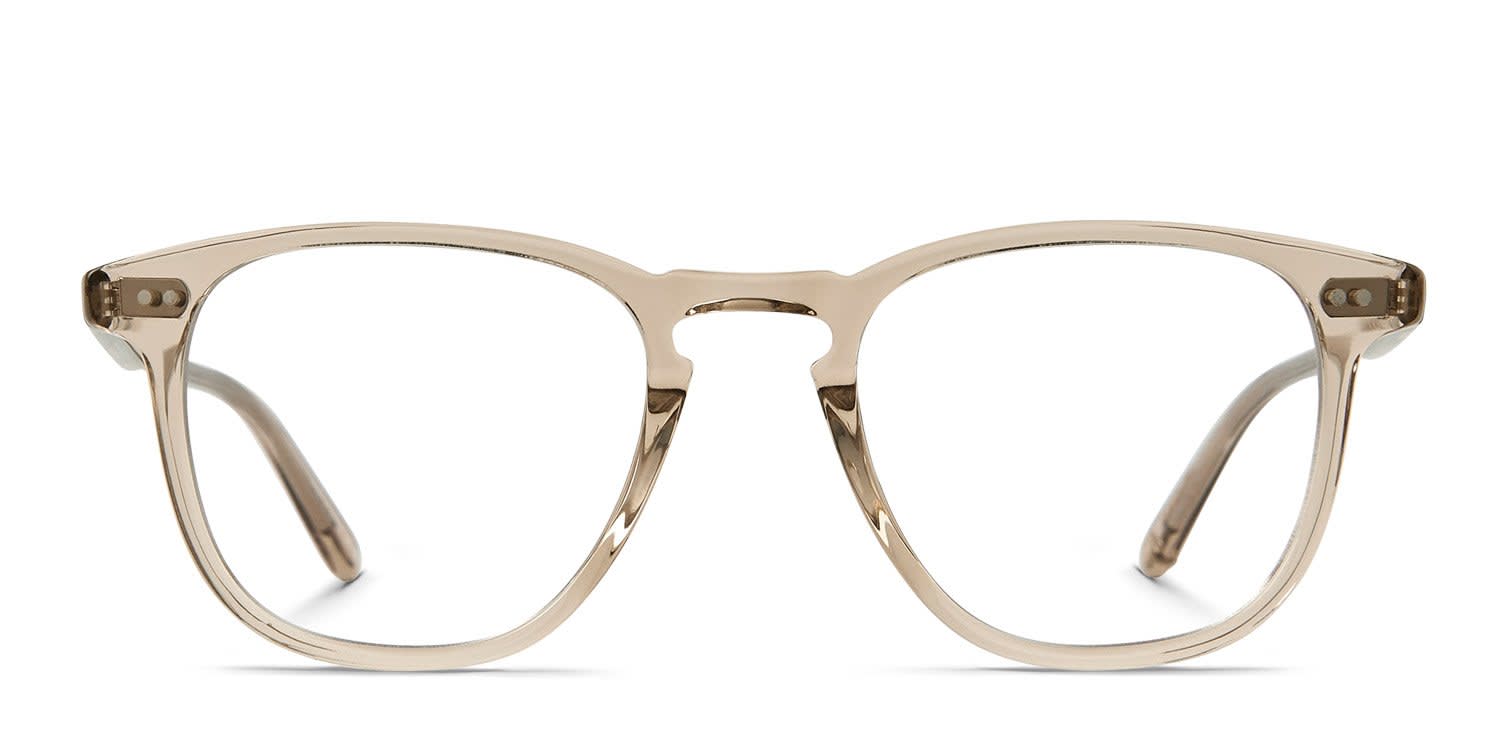 Garrett Leight Brooks Beige glasses - Beige - Frontal View