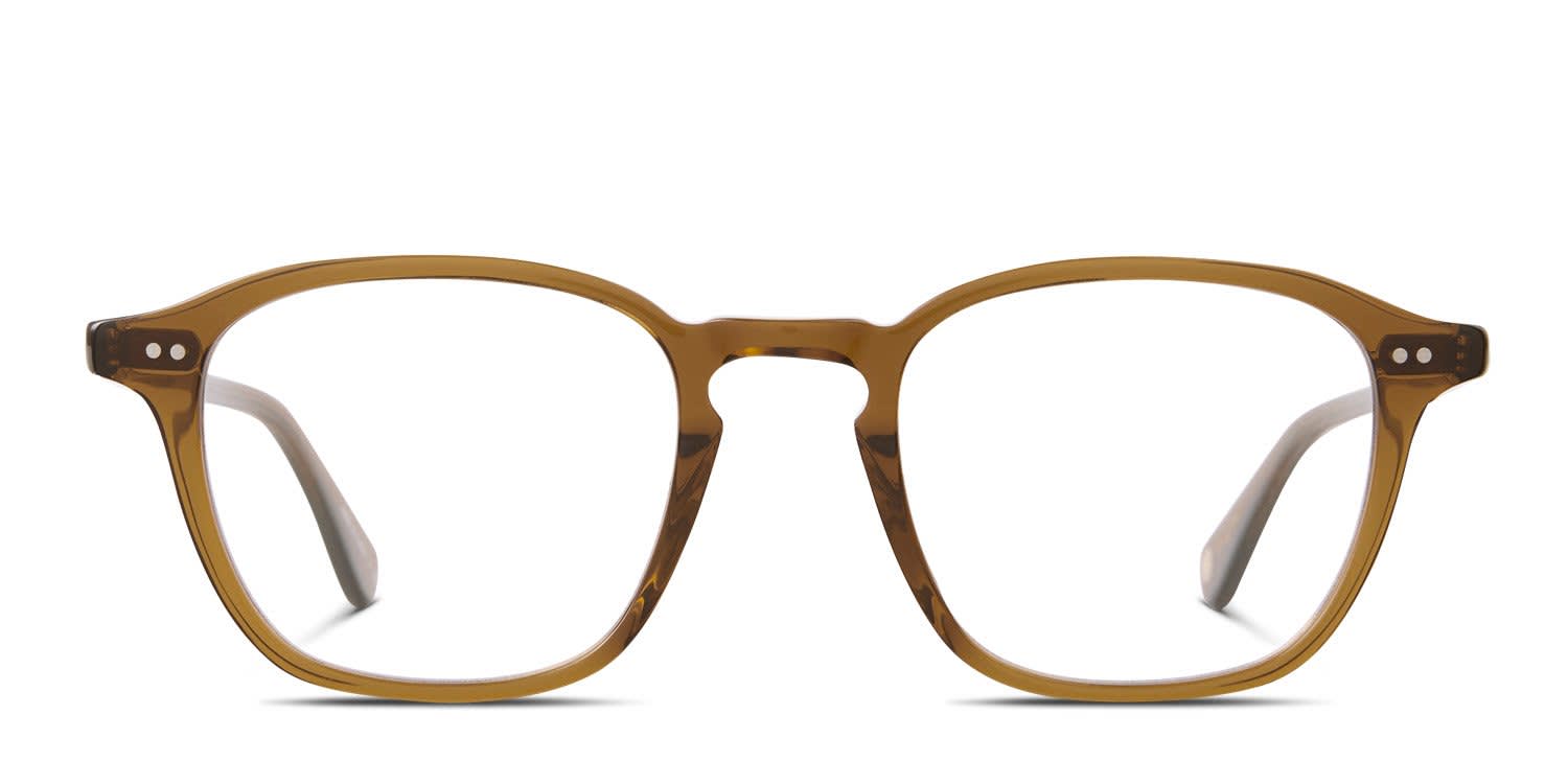 Garrett Leight Markus Brown glasses - Brown - Frontal View