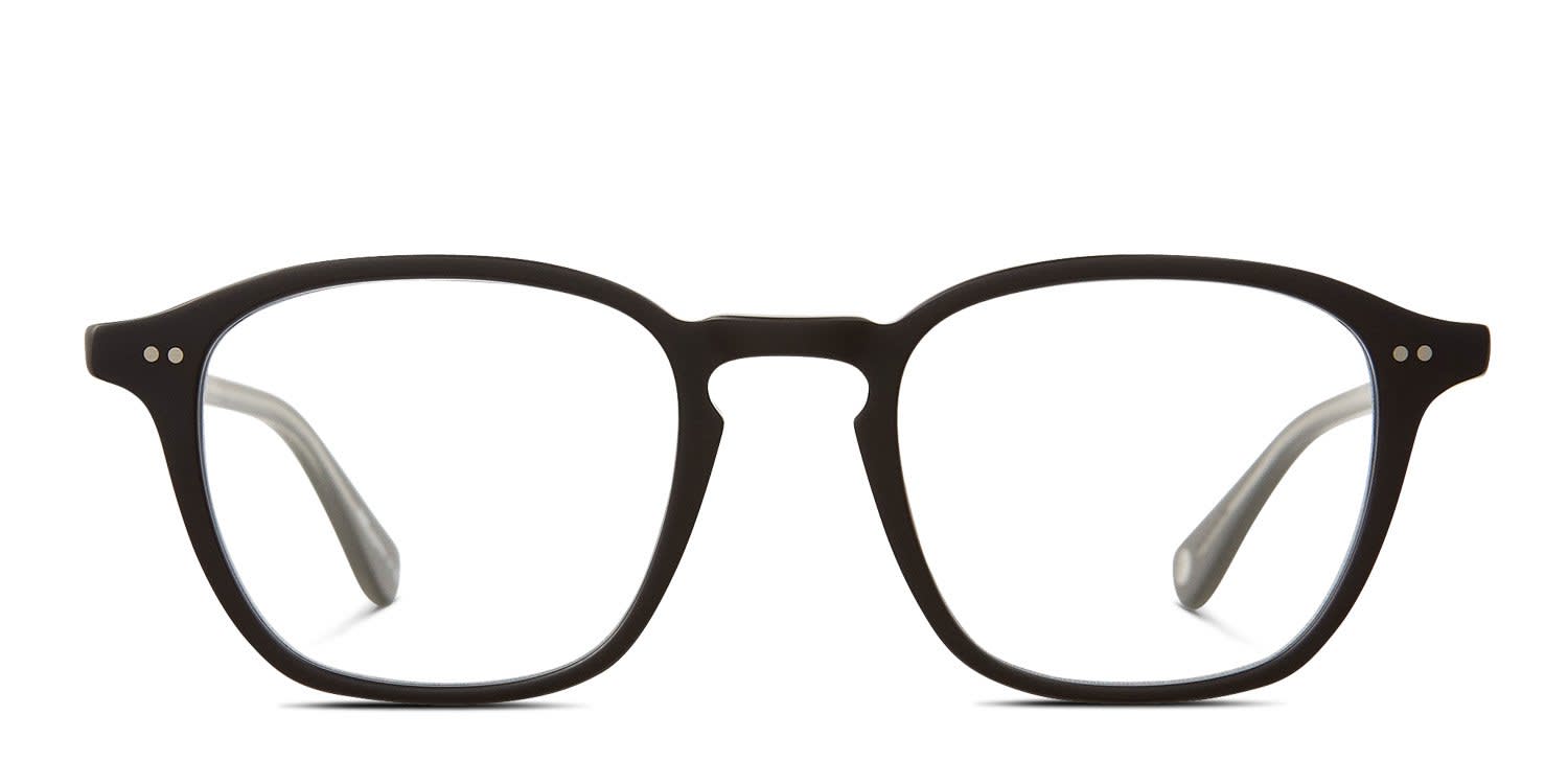 Garrett Leight Markus Matte Black glasses - Matte Black - Frontal View