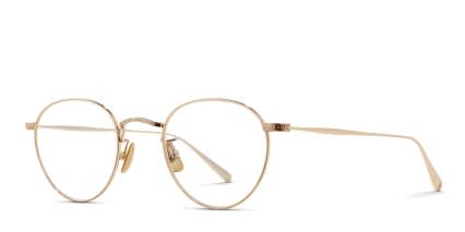 Garrett Leight William Gold glasses - Gold - Angle View