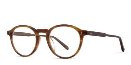 Garrett Leight Stanton Brown, Tortoise glasses - Brown / Tortoise - Angle View