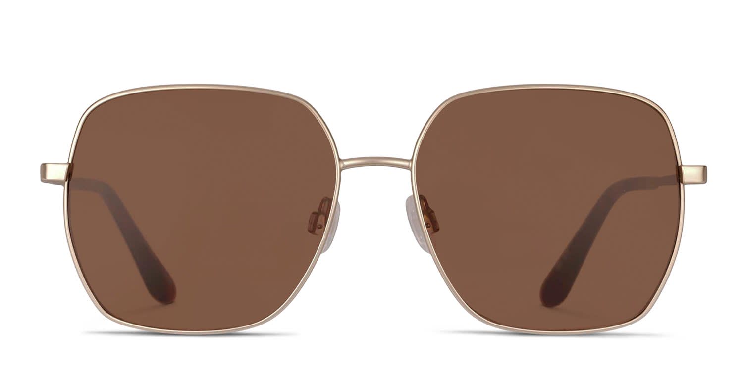 Barbour BAS-3100 Gold glasses - Gold - Frontal View