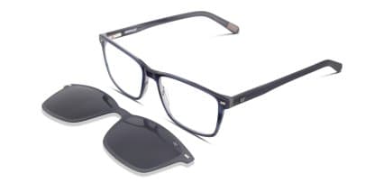 Cat CTSC-0041 w/Clip-On Blue glasses - Blue - Angle View
