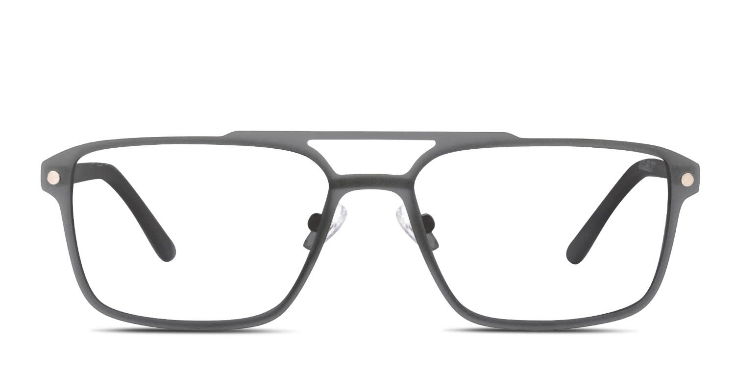 Cat CTSC-0003 w/Clip-On Gunmetal glasses - Gunmetal - Frontal View