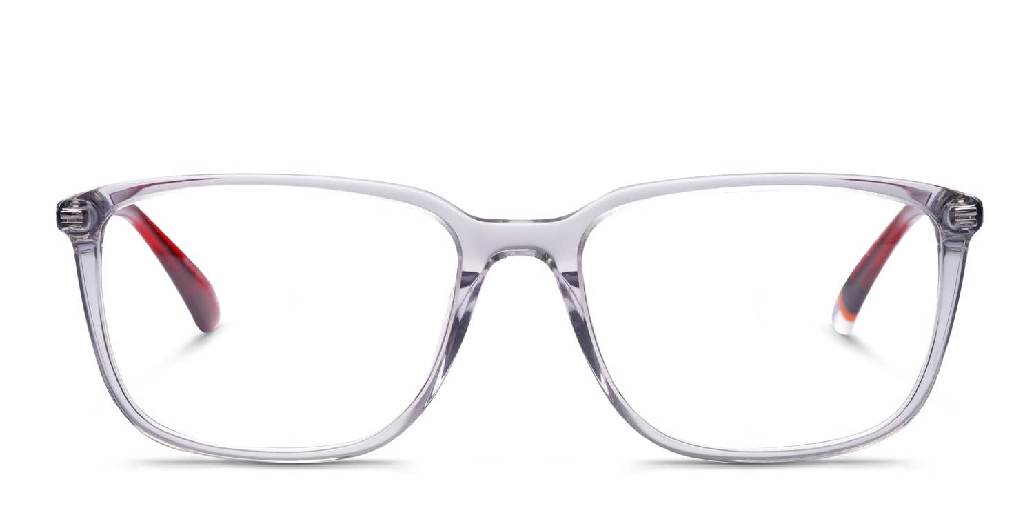 Superdry SDO-3017 Gray, Clear glasses - Gray / Clear - Frontal View