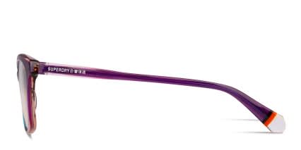 Superdry SDO-3022 Purple, Pink glasses - Purple / Pink - Side View