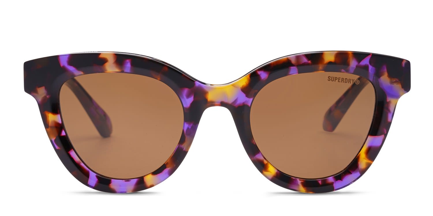 Superdry SDS-5037 Tortoise, Purple glasses - Tortoise / Purple - Frontal View