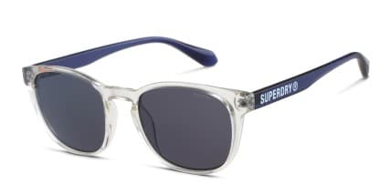 Superdry SDS-5038 Clear, Blue glasses - Clear / Blue - Angle View