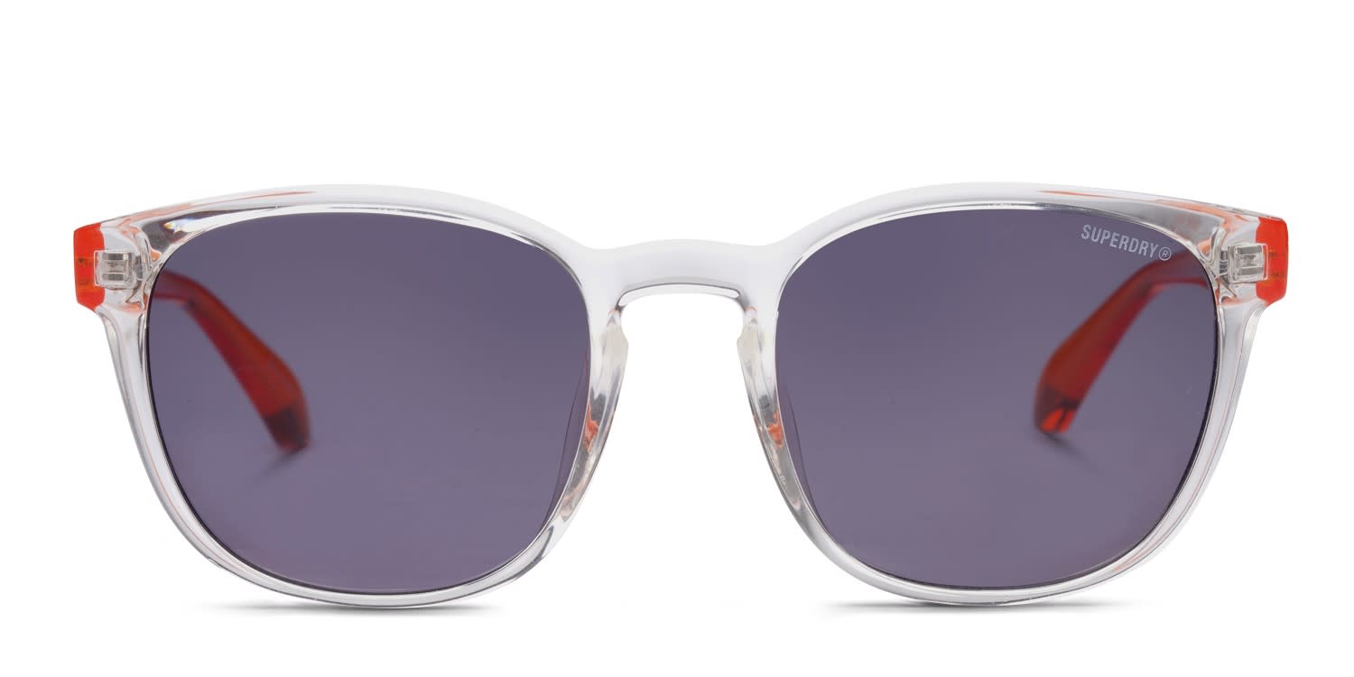Superdry SDS-5038 Clear, Orange Prescription Sunglasses