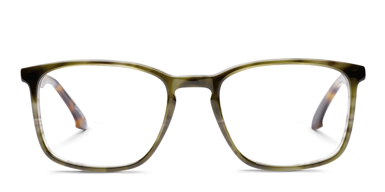 Seraphim Camden /8701 Full Rim Tortoise/Olive Green Eyeglasses 54-16-140 Green Tortoiseshell Round Glasses #P109824 | Zenni Optical main image 4