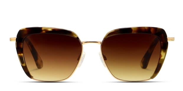 NWT Carolina Lemke Tortoiseshell Aviator Sunglasses Light Blue Lenses OS NWT Carolina Lemke Tortoiseshell Aviator Sunglasses Light  main image 4