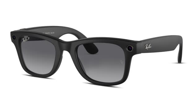 Ray-Ban Meta Smart Glasses RW4006 Wayfarer Transitions Black