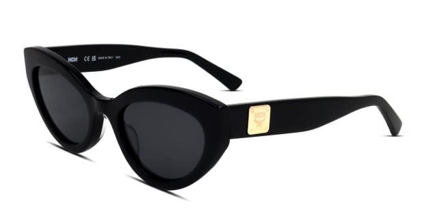 Authentic MCM Women’s Black Cat-Eye Sunglasses Amazon.com: MCM Cat Eye Sunglasses MCM704SL 003 Black/Cognac  main image 4
