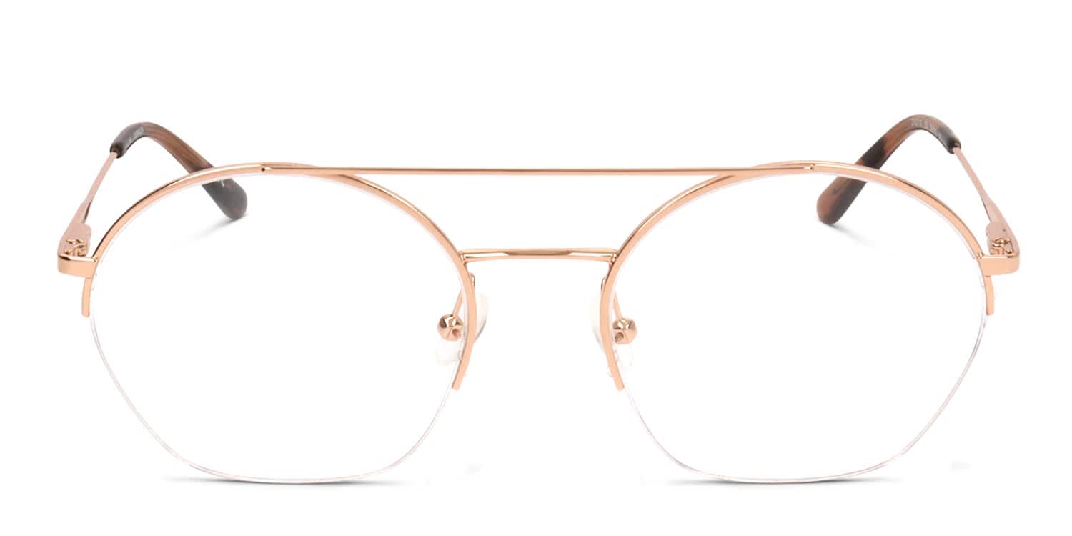 Calvin Klein CK20110 Pink, Gold glasses - Pink / Gold - Frontal View