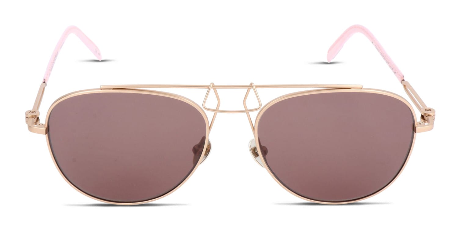 Calvin Klein CKNYC1811S Brown , Gold glasses - Brown / Gold - Frontal View