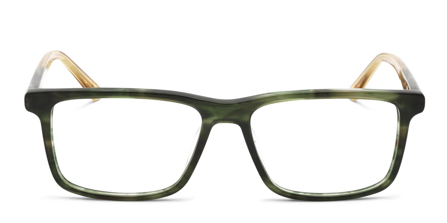Calvin Klein CK22544 Green, Tortoise glasses - Green / Tortoise - Frontal View