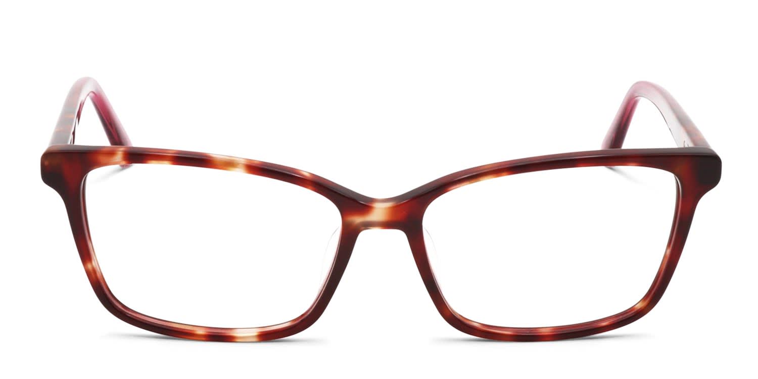 Calvin Klein CK22545 Red, Tortoise glasses - Red / Tortoise - Frontal View