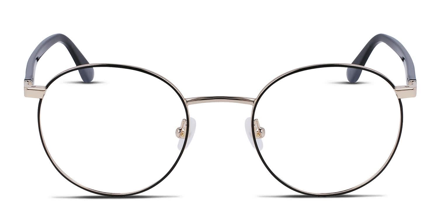 Calvin Klein CK23106 Black, Gold glasses - Black / Gold - Frontal View