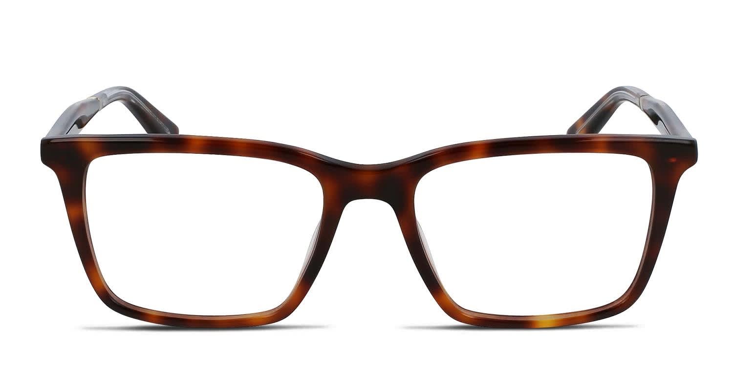 Calvin Klein Havana Tortoise Shell style glasses NiB Calvin Klein CK23546 Oval Glasses | Fashion Eyewear US main image 3