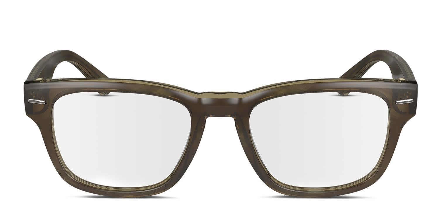 Ermenegildo Zegna EZ5136 Brown Eyeglasses | Includes FREE Rx Lenses