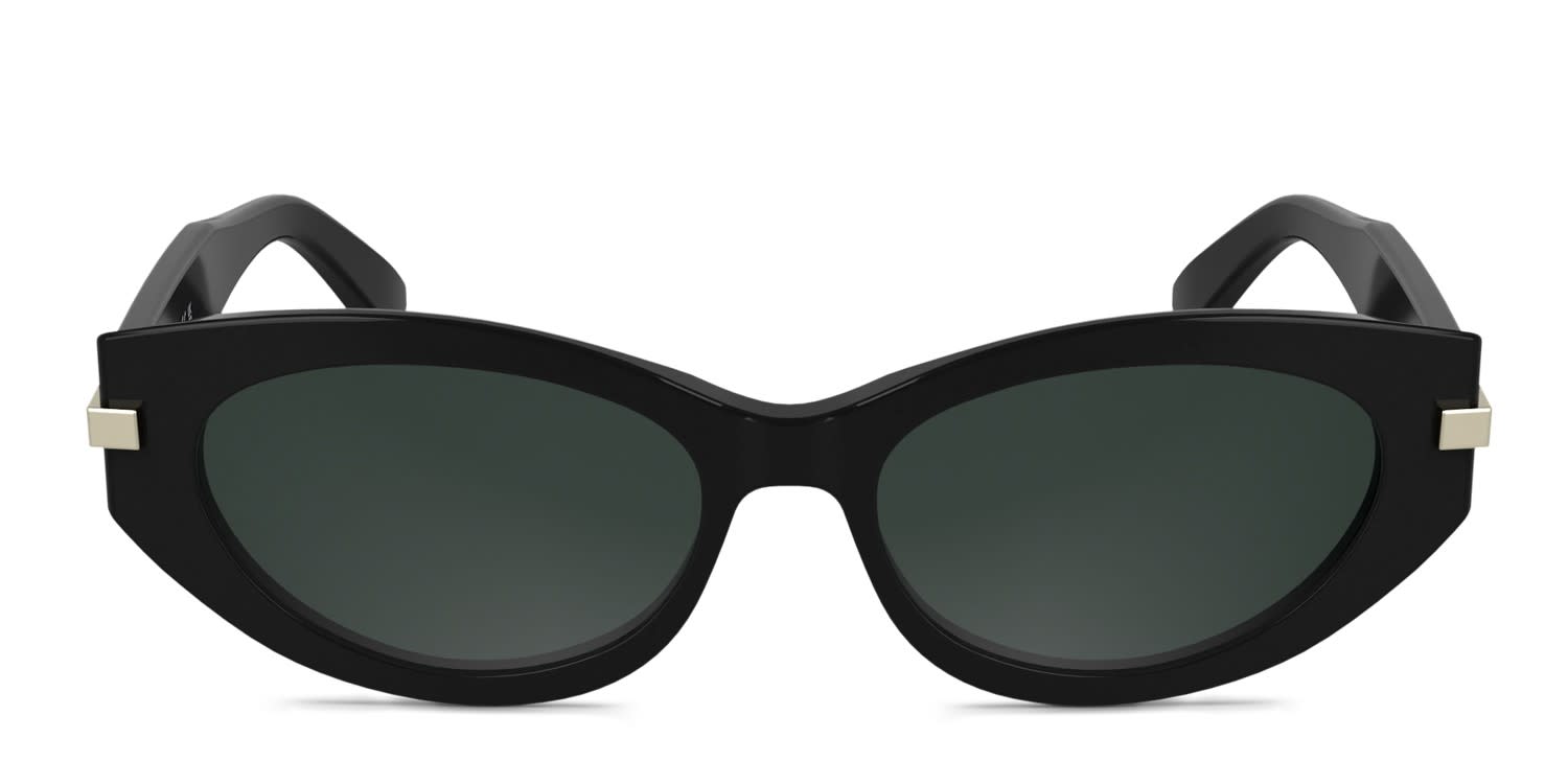 Calvin Klein CK25502S Shiny Black glasses - Shiny Black - Frontal View