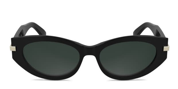 Calvin Klein CK25502S Shiny Black Prescription Sunglasses display picture 3