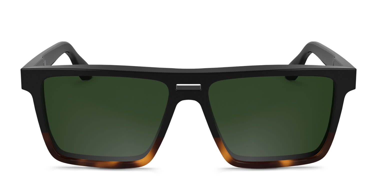 Calvin Klein CK25501S Black, Tortoise glasses - Black / Tortoise - Frontal View