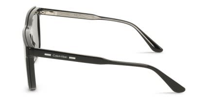 Calvin Klein CK25530MAG-SET w/Clip-On Shiny Black glasses - Shiny Black - Side View