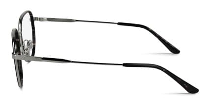 Calvin Klein CK24113N Tortoise, Gray, Gunmetal glasses - Tortoise / Gray / Gunmetal - Side View