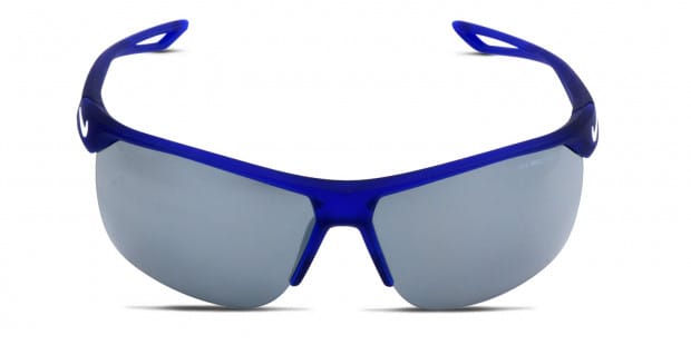 Nike Trainer EV0934 blue frame with gray lenses. Lenses provide 100 UV protection