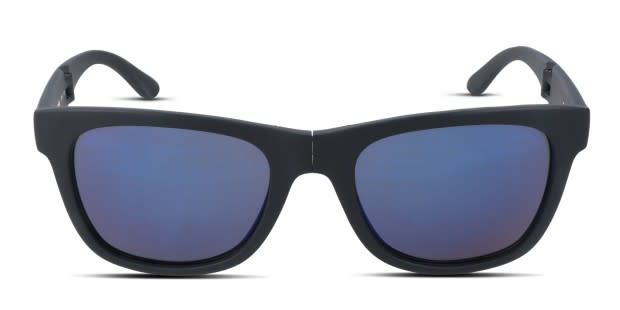 Lacoste L778S black frame with blue lenses. Lenses provide 100% UV