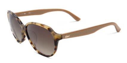 Lacoste L809SA Tortoise glasses - Tortoise / Brown - Angle View