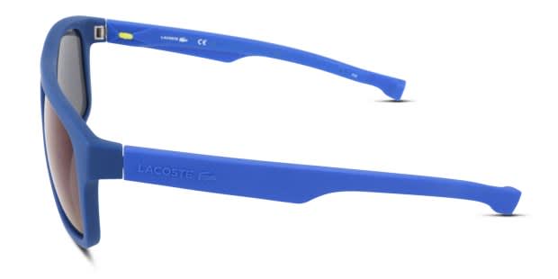 Lacoste L817S blue frame with gradient smoke lenses. Lenses