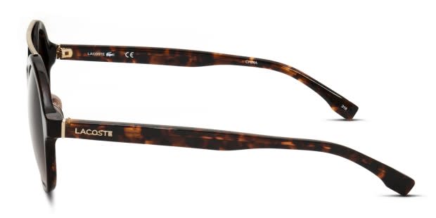 Lacoste L837SA tortoise frame with gradient brown lenses. Lenses provide  100% UV protection.