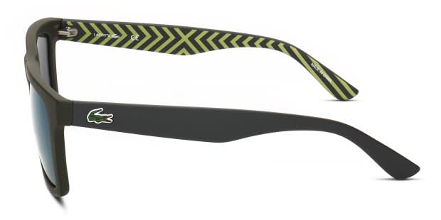 Lacoste Black Frame Sunglasses with Green L6008S Sunglasses - Lacoste Authorized Retailer | coolframes  main image 3