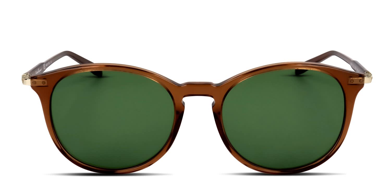 Ferragamo SF911S Brown Prescription Sunglasses