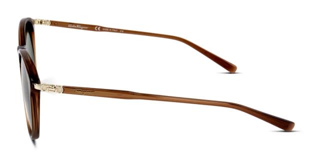 Ferragamo SF911S Brown Prescription Sunglasses display picture 1