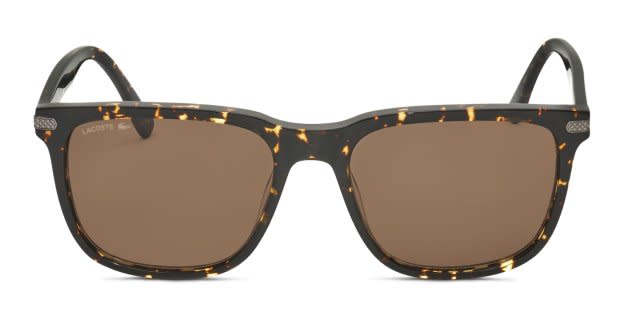 Lacoste L898S tortoise frame with brown lenses. Lenses provide 100