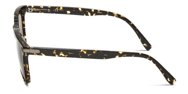Lacoste L898S tortoise frame with brown lenses. Lenses provide 100