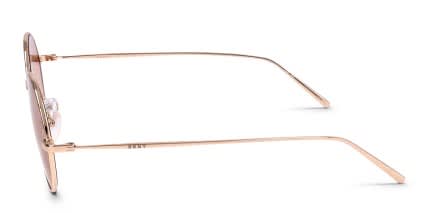 DKNY DK105S Pink, Gold glasses - Pink / Gold - Side View