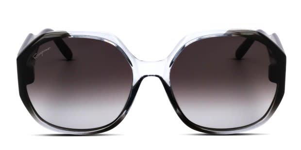 Ferragamo SF943S black, gray frame with gradient smoke