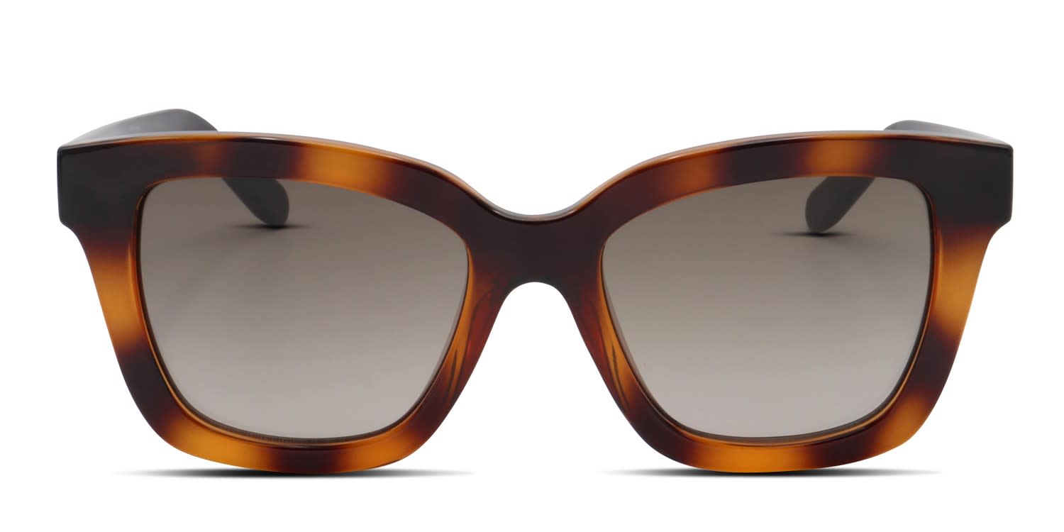 Ferragamo SF955S tortoise frame with gradient brown lenses. Lenses