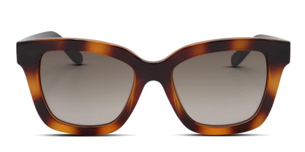 Salvatore Ferragamo Brown Tortoise Sunglasses Ferragamo Tortoise Sunglasses SF883SA 238 53 at Amazon  main image 4