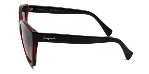Ferragamo SF957S tortoise frame with brown lenses. Lenses  display picture 1