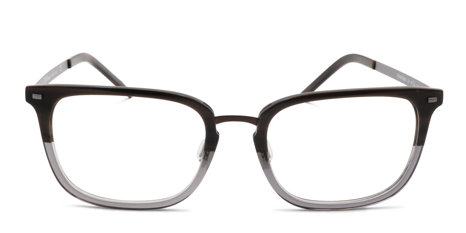 Flexon B2020 Brown, Gray glasses - Brown / Gray - Frontal View