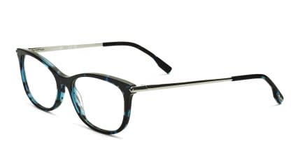 Lacoste L2863 Blue glasses - Blue - Angle View
