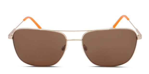 DKNY Gold Frame Sunglasses with Brown Gradient Lenses DKNY DK113S gold frame with brown lenses. Lenses provide 100  main image 4
