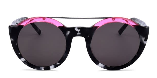 DKNY DK530S black , tortoise , pink frame with dark grey lenses