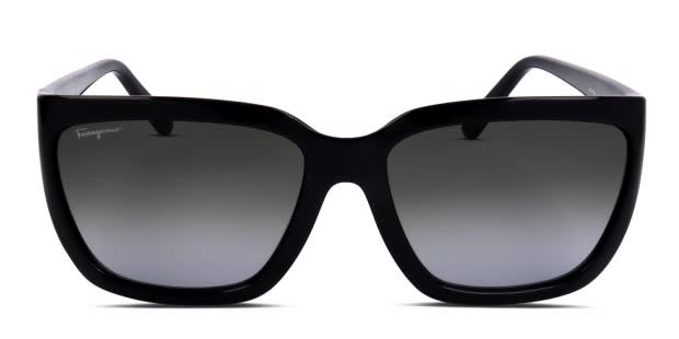 Ferragamo SF1018S black frame with gradient smoke lenses  display picture 3